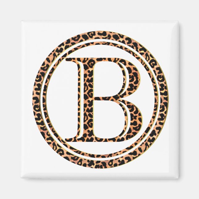 Íman leopardo B (Frente)