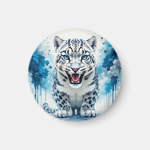 Leopardo Branco Feroz