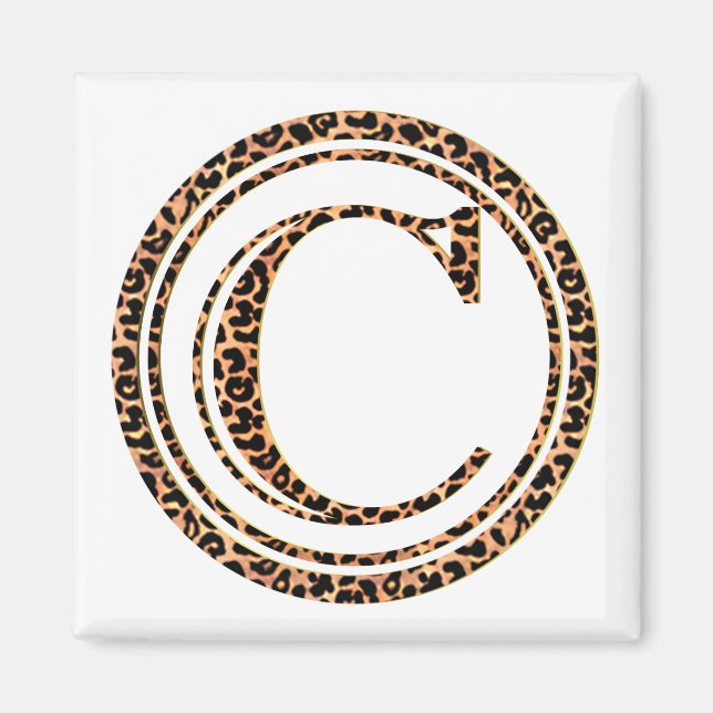 Íman leopardo C (Frente)
