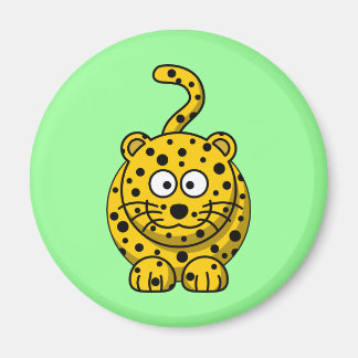 Íman Leopardo de Cartoon Bonito