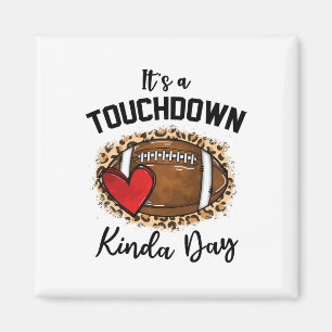 Íman Leopardo Fofo É Um Dia de Touchdown Footll Gam