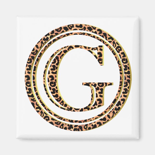 Íman leopardo G (Frente)