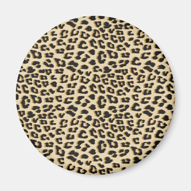 Íman Leopardo Imprime Brown (Frente)