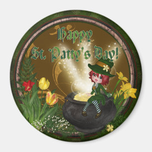 Íman Leprechaun de Pattys da rua