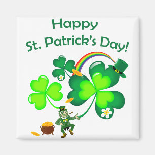 Íman Leprechaun e trevo