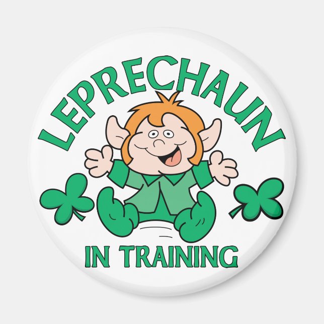 Íman Leprechaun no Treinamento (Frente)