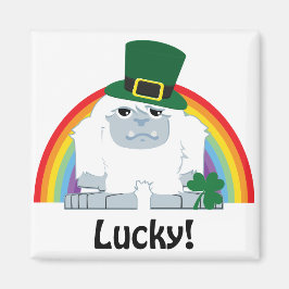 Íman Leprechaun Yeti Sortudo