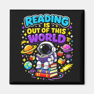 Íman Ler é fora deste mundo livros de astronauta espaci