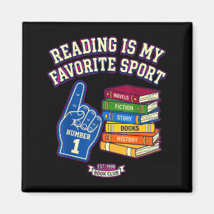 Íman Ler é o meu livro de dedo de espuma de esporte fav