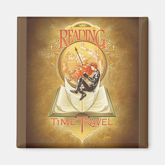 Íman Ler é Viagem de Tempo (Frente)