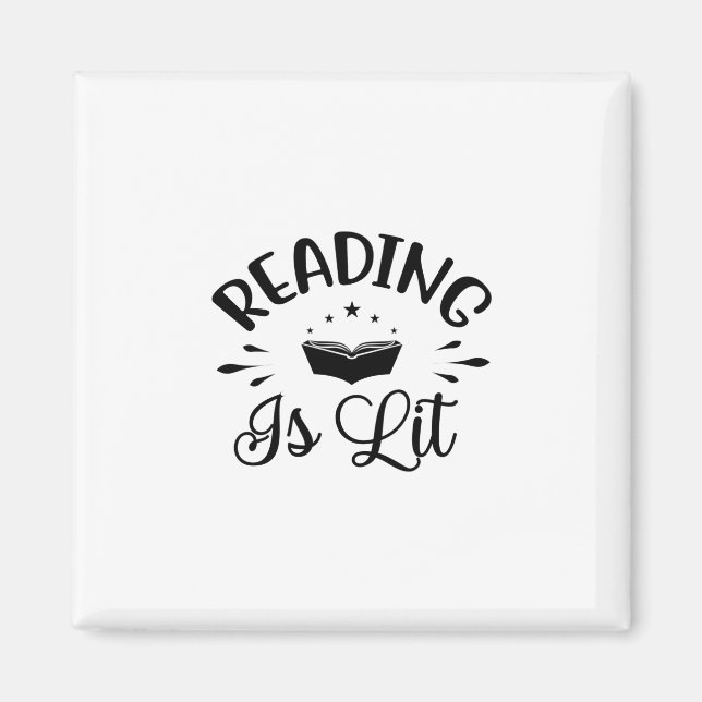 Íman Ler Leitura De Arte Está Lido (Frente)