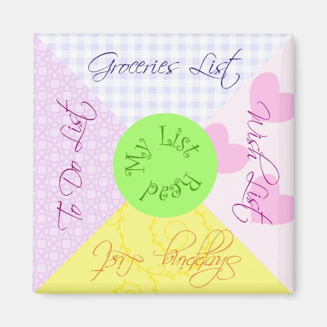 Íman Ler minha lista (Frente)