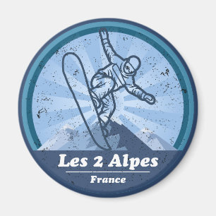 Íman Les 2 Alpes Station de ski - Snowboard