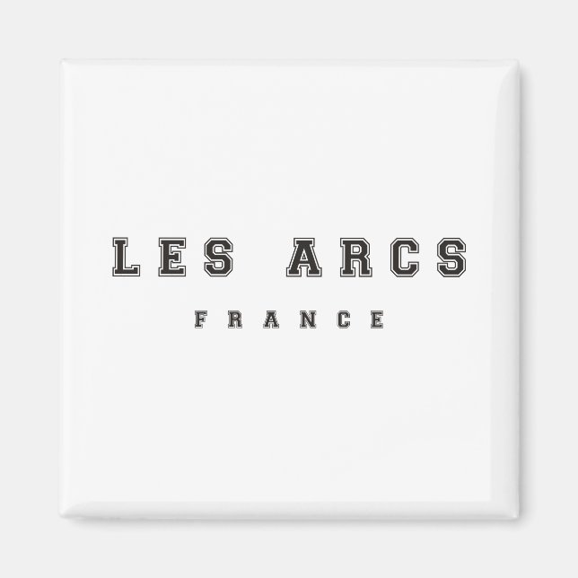 Íman Les Arcs França (Frente)