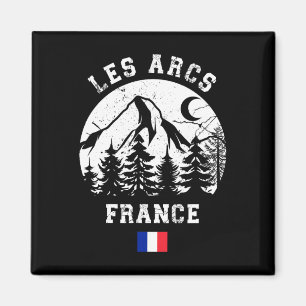 Íman Les Arcs France Alps Ski Resort Alpino Skiing Fren