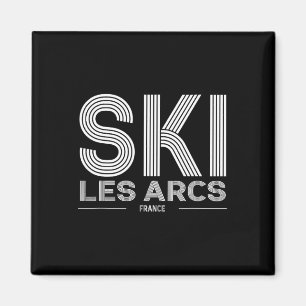 Íman Les Arcs Ski Resort França Alps French Skiing Souv