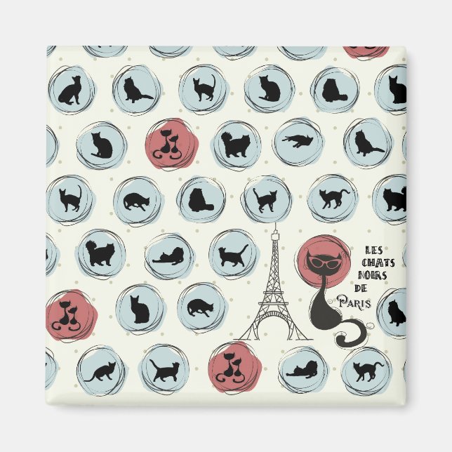 Íman Les Chats Noirs de Paris (Frente)