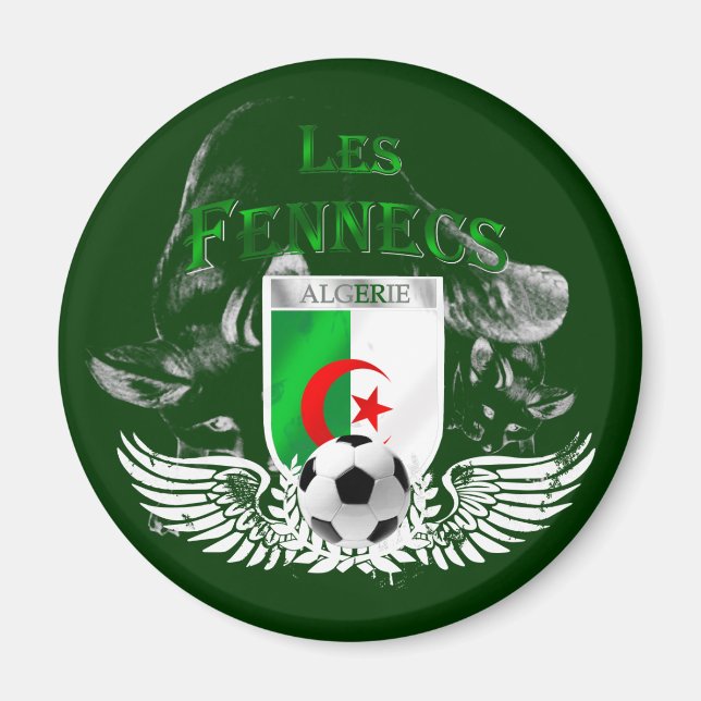 Íman Les Fenneces Algerie flag magnets (Frente)