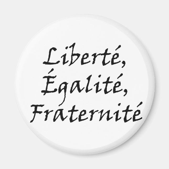 Íman Les Misérables Love: Liberté, Égalité, Fraternité (Frente)