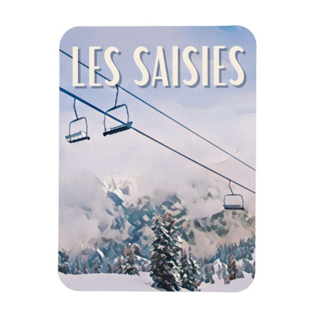 Íman Les Saisies Station de ski (Vertical)