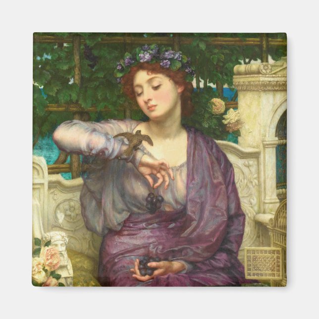 Íman Lesbia e seu Sparrow (por Edward John Poynter) (Frente)