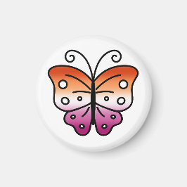 Íman Lesbian Pride Butterfly Magnet