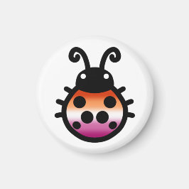 Íman Lesbian Pride Ladybug Magnet