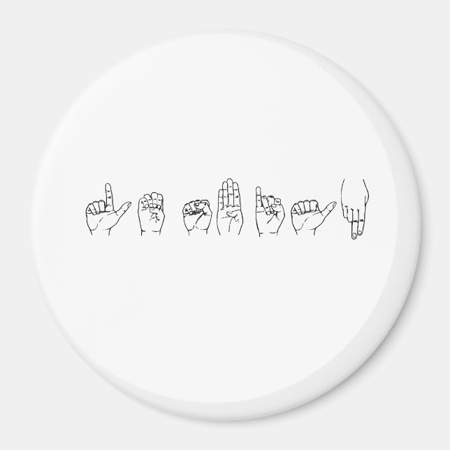 Íman Lésbica em Linguagem de Sinais (Frente)