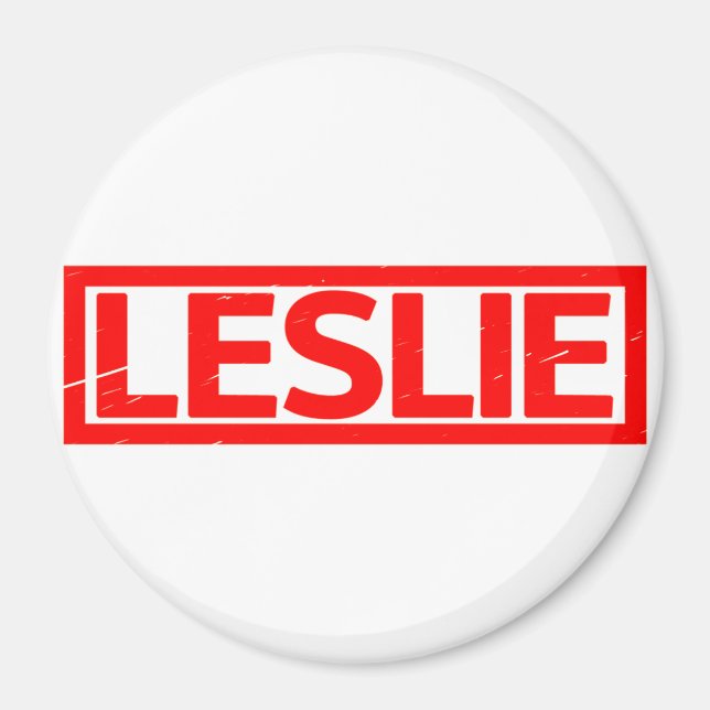 Íman Leslie Stamp (Frente)