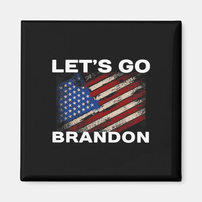 Íman Let#39;s Go Brandon Flag Joe Biden Donald Trump Pa (Frente)