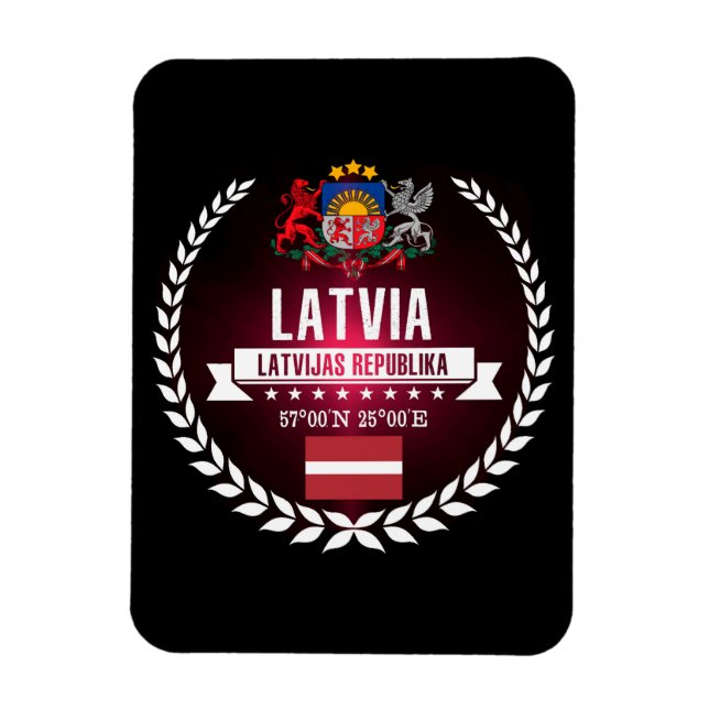 Íman Letónia (Vertical)