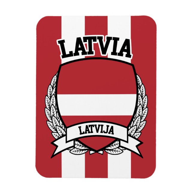 Íman Letónia (Vertical)