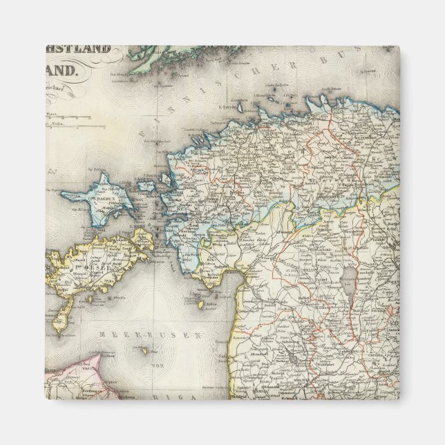 Íman Letónia, Estônia (Frente)
