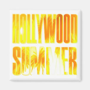 Íman Letra amarela "Hollywood Summer" Magnet