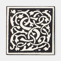 Letra Art Nouveau S de Monograma Antigo