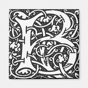 Íman Letra B de William Morris - ímã