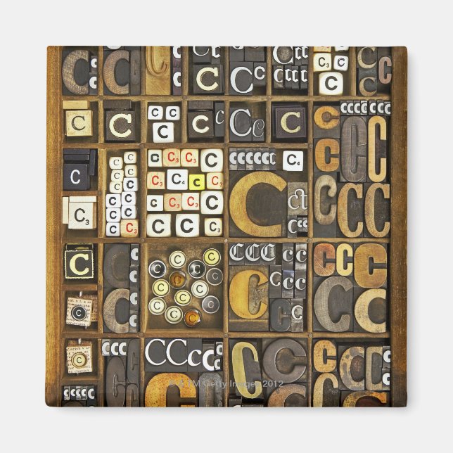 Íman Letra C (Frente)