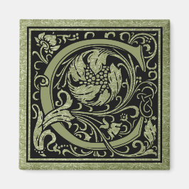 Íman Letra C - Primeira Letra Monograma