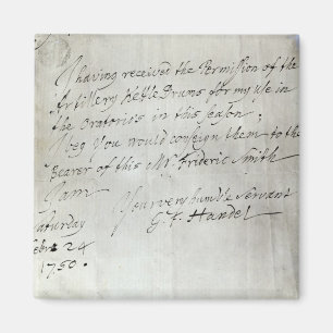 Íman Letra de George Frederick Handel