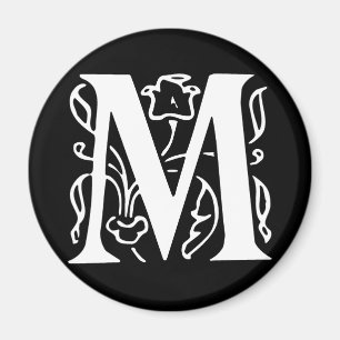 Íman Letra extravagante M