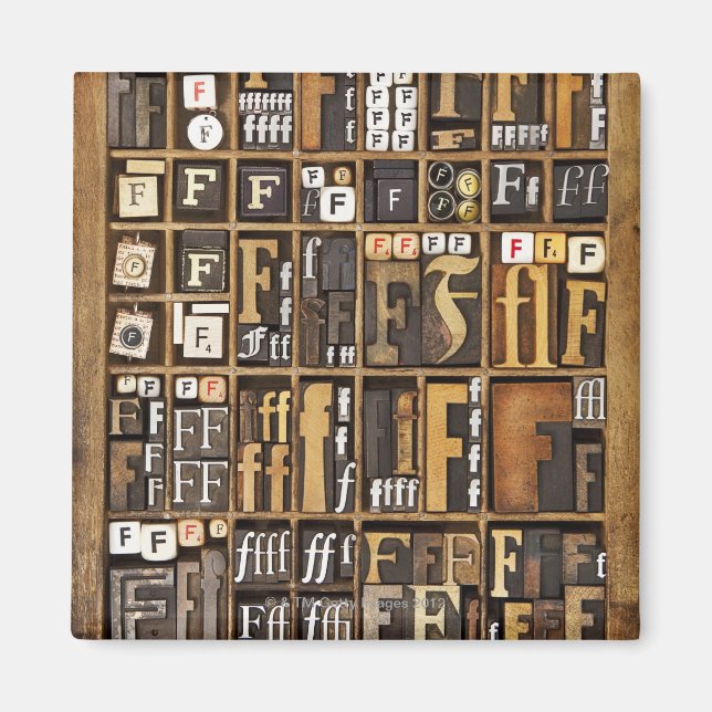 Íman Letra F (Frente)