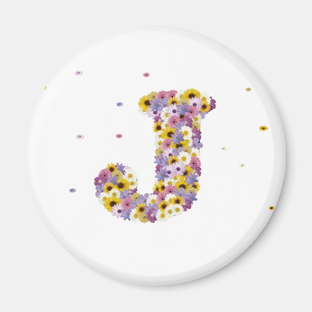 Íman Letra inferior J (Frente)