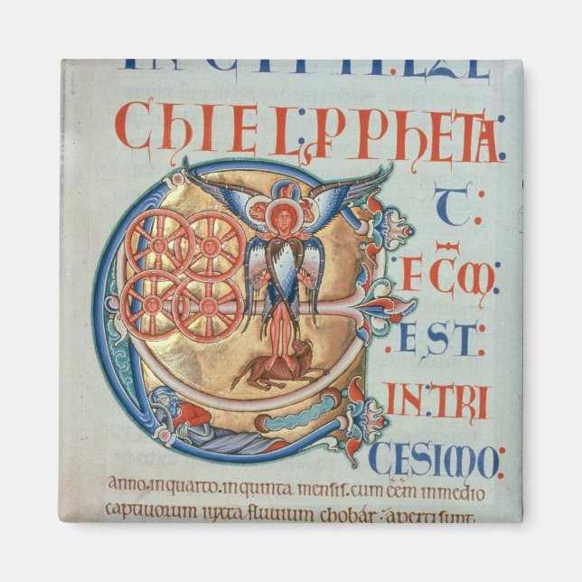 Íman Letra Inicial 'E' Et Fatium est (Frente)