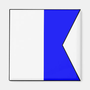 Íman Letra marítima internacional da bandeira de sinal