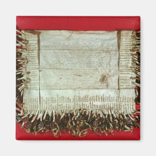 Íman Letra medieval do protesto do Bohemian