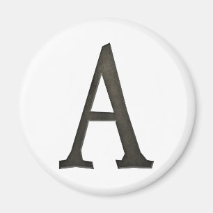 Íman Letra Monograma Concreta A