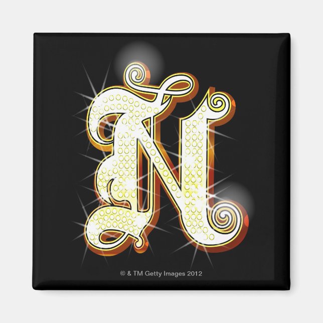 Íman Letra N (Frente)