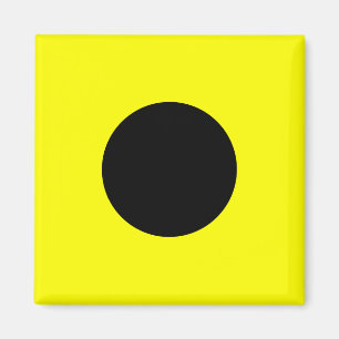 Íman Letra náutica do sinal da bandeira mim (India)