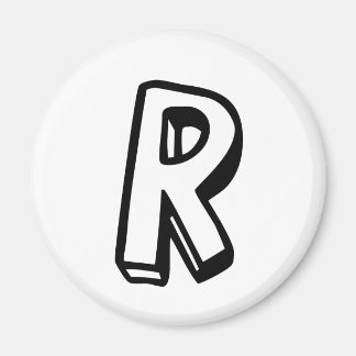 Íman Letra R