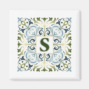 Íman Letra S barroco